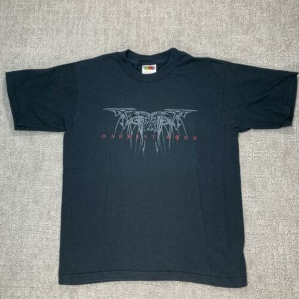 EUC 00's Darkest Hour Band T Shirt Small Metalcore Death Metal 100% Cotton YM
